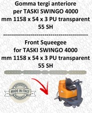 Bavette avant pour Autolaveuse