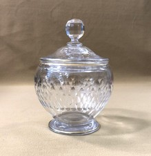 pot couvert / sucrier / bonbonnière / drageoir cristal BACCARAT modèle RICHELIEU
