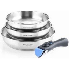 Set de 3 poeles 20-24-26 cm