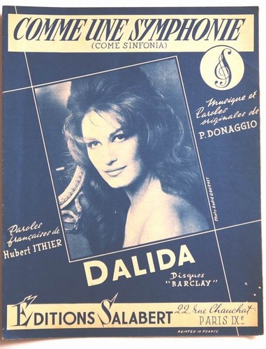 Partition vintage sheet music