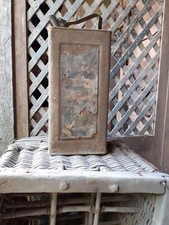 Bidon essence Spéciale AUTOMOBILE  tôle   étiquette  période guerre  Collection