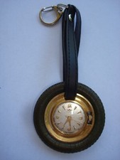 montre porte clés pneu MARVIN - tyre watch - Marvin 560 - plaqué or - KLM 1960 