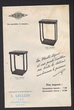 SAINT-BONNET-de-TRONCAIS (03) MEUBLES "MEUBLANTIPAR / L. LECLUSE TSF" Tract 1950