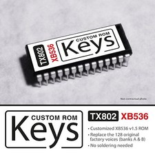 CUSTOM XB536 ROM for YAMAHA TX802  " Keys set " Rhodes Clavi EP & Organ