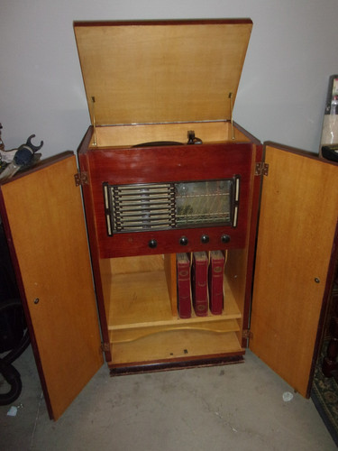 Meuble poste radio - meuble,
