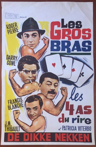 Affiche belge les gros bras - les,