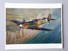 Affiche : SPITFIRE III  avion Anglais seconde guerre mondiale 