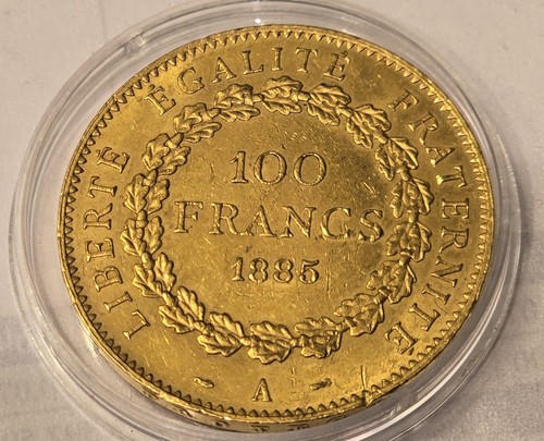 Rare france 100 francs - france,, or