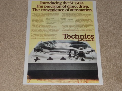 Technics 1300 platine ad - technics,