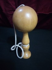 Ancien Bilboquet en Bois - 16 cm
