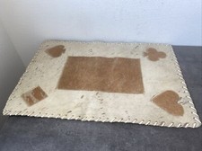 Ancien Tapis De Jeu Cartes