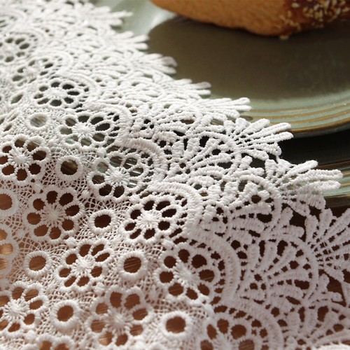Dentelle broderie floral - broderie,
