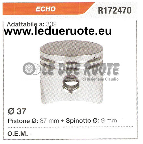 R172470 piston complet echo - complet,