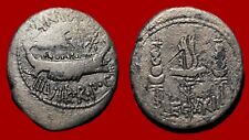 Monnaie : Marc Antoine – Denier des légions, Patras, TB+ (Leg XXII) [270DMAN1]