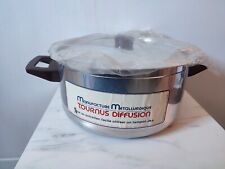 TOURNUS marmite gamelle vintage fait tout en aluminium 28,5cm de diamètre- neuf