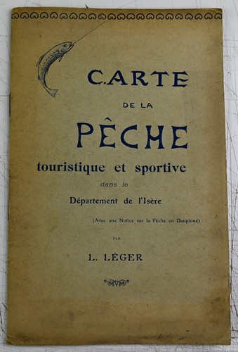 Carte pêche touristique - carte,