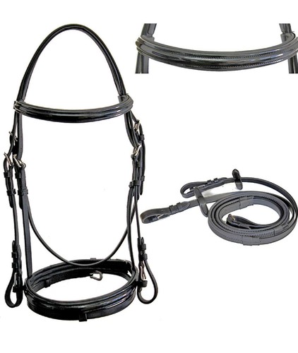 Bridon cuir avec - cuir,