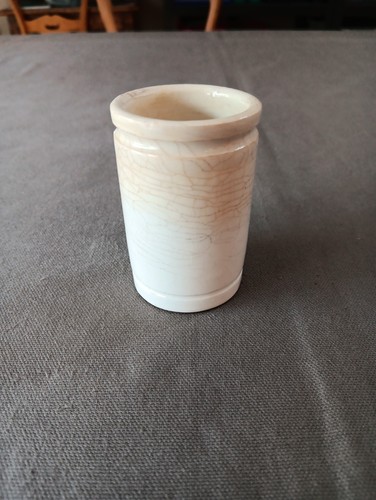 Ancien pot onguent moutarde - ancien,