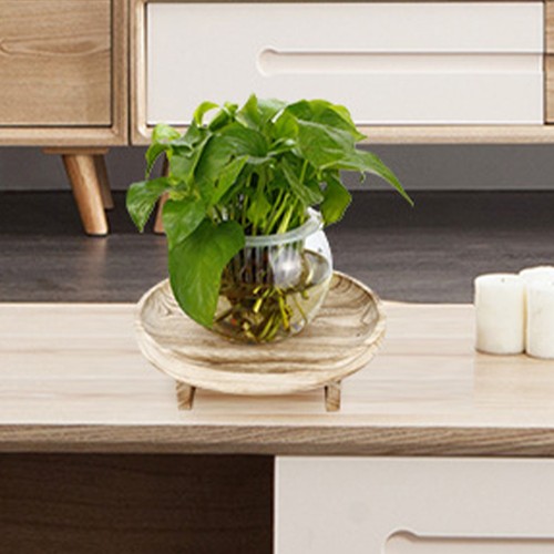Porte pot fleurs tabouret - de,