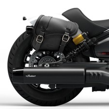 SACOCHE CUIR CÔTÉ DROIT POUR INDIAN SCOUT BOBBER 2025, SPORT SCOUT, 101 SCOUT