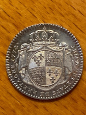Jeton argent Louis XV États de Bretagne à Rennes 1772 Ille et Vilaine Daniel 121