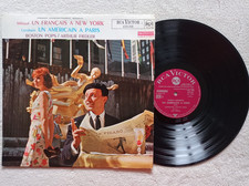 LP 33T BOSTON POPS/A. FIEDLER/MILHAUD/GERSHWIN "Français À NY/Américain paris" °