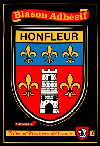 Carte postale blason - carte,