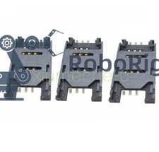 5Pcs Clamshell SIM Card Socket