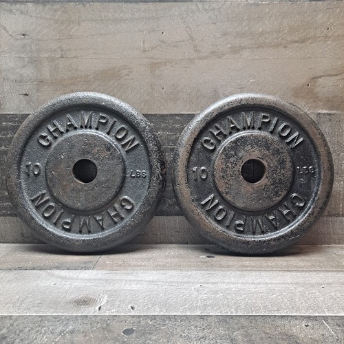 Vintage champion barbell - vintage,