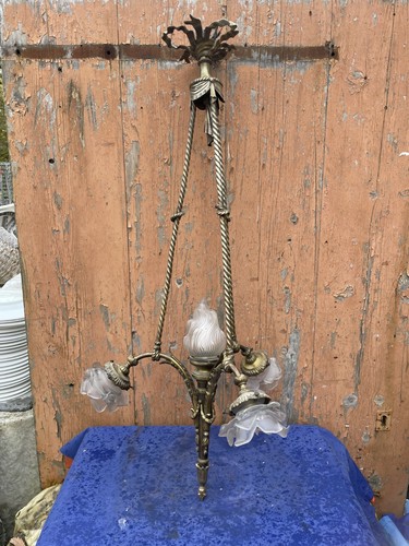 Lustre bronze style louis - lustre,