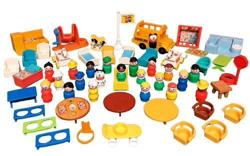 Vtg fisher price little people - little,