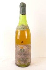  chassagne-montrachet mommessin (étiquette peu lisible) blanc 1972 - bourgogne