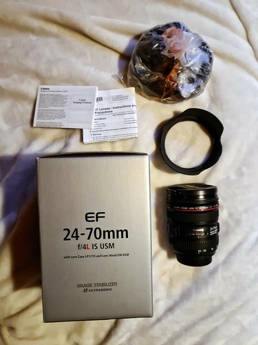 Objectif canon f 4l - 24-70, f/4l