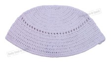 Kippa BLANCHE crochetée