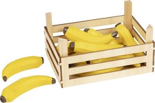 Accessoires cuisine - Bananes dans cagette en bois