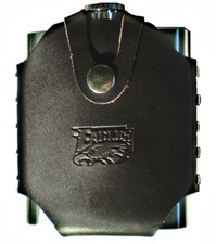 Flasque Métal Etui Cuir noir  Motif EAGLES 200 ml