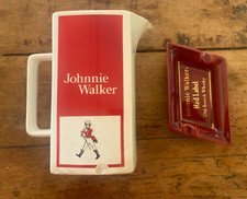 Lot pichet whisky et cendrier Johnnie walker