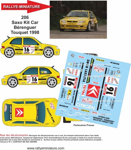 Decals ref 0206 - 1/43,