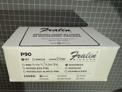 Lindy fralin p90 soapbar 90 - fralin, p-90