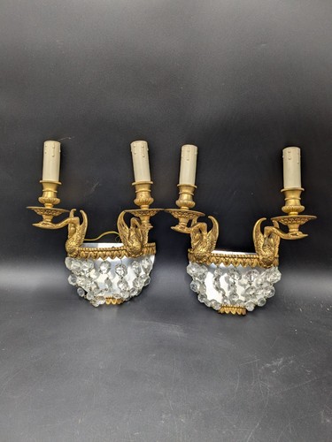 Paire appliques bronze - paire,