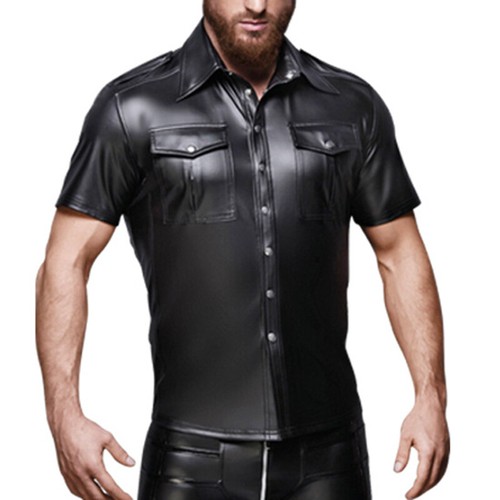 Hommes simili cuir police - pu,