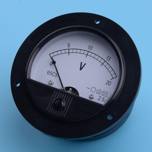 20v analogique voltmètre - 0-20v,