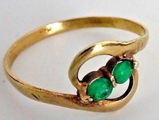 Bague en or 18 kt avec 2