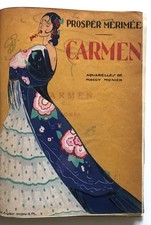 MERIMEE Prosper. Carmen. 1928. Illustrations  Maggy MONIER, NILSSON