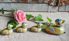 ANCIEN JOUET EN TOLE CANARDS MECANIQUE AVEC CLE