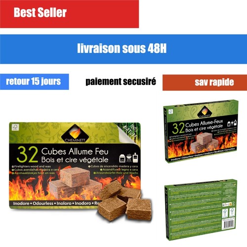 Cubes allume feu naturels - cubes,