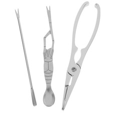  Outils De Fruits Mer Ustensiles Cuisine Fourchettes Crabe Pinces