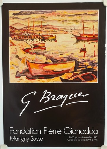 Affiche georges braque 1992 - affiche,