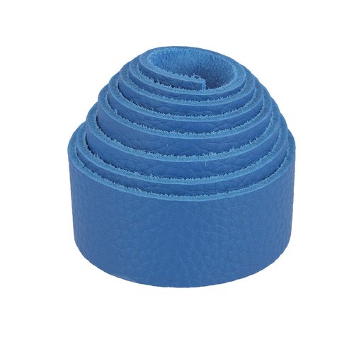 Sangle cuir grograin bleu - en,