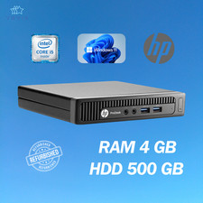 PC DE BUREAU HP 600 G1 MINI INTEL I5 RAM 4 Go HDD 500 Go WIN 11 PRO...